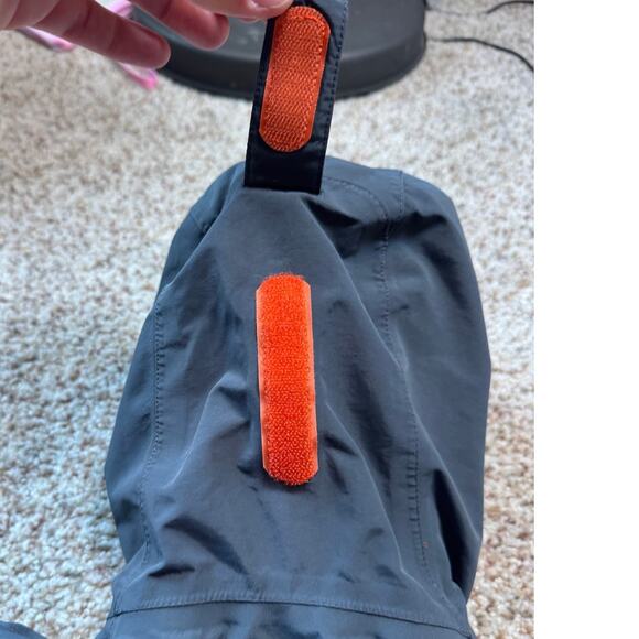 LAND'S END BOYS Winter Coat/Jacket; SIZE 3T; GRAY & ORANGE - Picture 7 of 15